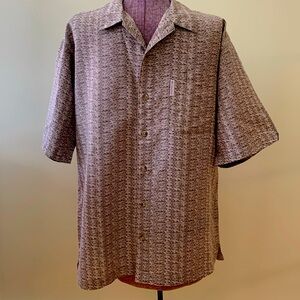 Columbia Ramie Cotton Sports Shirt Medium